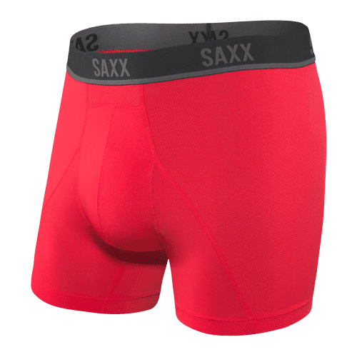 SAXX MEN'S KINETIC HD BOXER BRIEF CLEARANCE RED