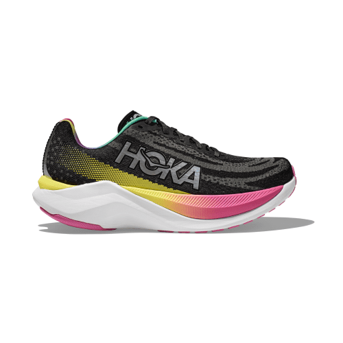 HOKA WOMEN'S MACH X - B - BKSV BLACK/SILVER 5.0