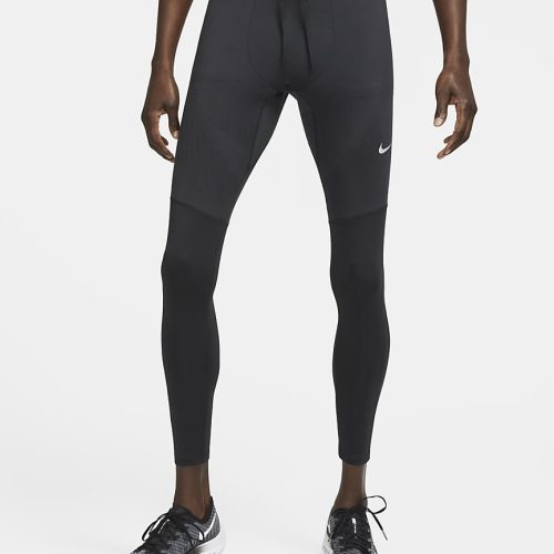 NIKE MEN'S PHENOM ELITE TIGHT 010 BLACK/SILVER