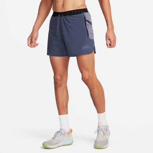 NIKE MEN'S DRI-FIT TRAIL SHORT - 437 THUNDER BLUE/LIGHT CARBON - CLEARANCE XS