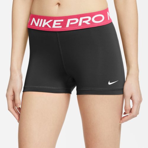 NIKE WOMEN'S PRO 365 3" SHORT - 024 BLACK/ASTER PINK XS