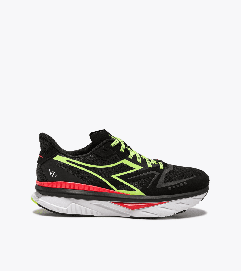 DIADORA ATOMO V7000 2 - D - C0871 BLACK/YELLOW FLUO 7.0