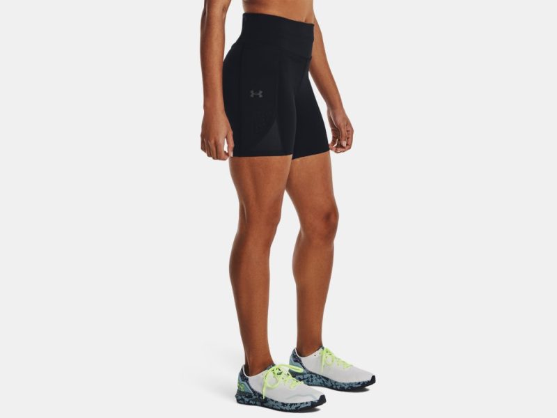 UNDER ARMOUR WOMEN'S RUN STAMINA HALF TIGHT 001 BLACK/REFLECTIVE