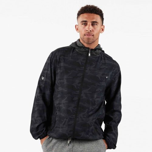 VUORI Men's Trainer Shell Jacket BLACK CAMO