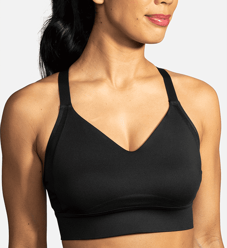 BROOKS Drive Interlace Bra CLEARANCE 001 BLACK