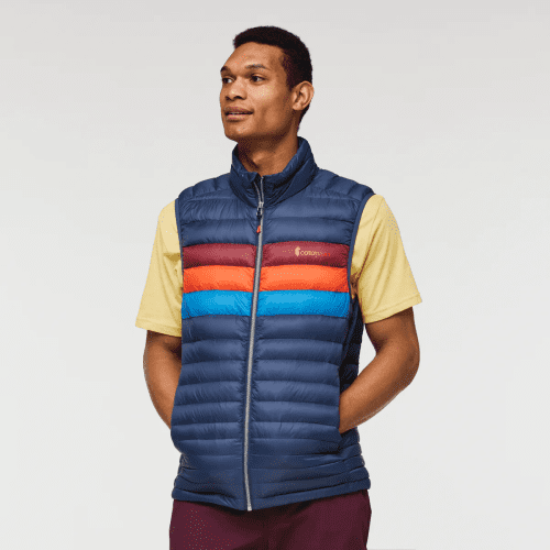 COTOPAXI MEN'S FUEGO DOWN VEST - INK STRIPES S