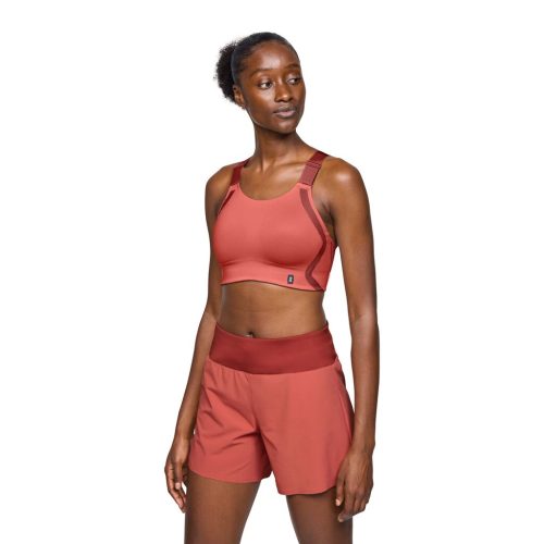 ON RUNNING PERFORMANCE FLEX BRA - AUBURN/RUBY XS