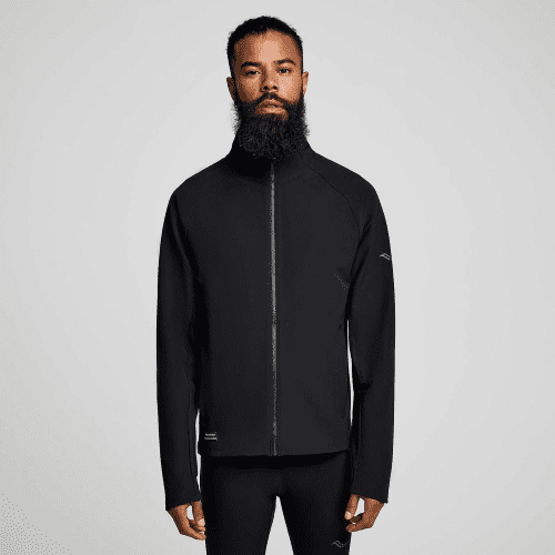 SAUCONY MEN'S TRIUMPH JACKET BLACK