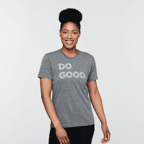 COTOPAXI WOMEN'S DO GOOD REPEAT ORGANIC TEE - HEATHER GREY XS