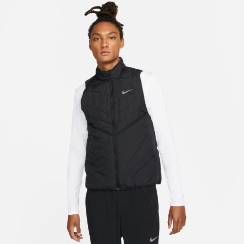 NIKE MEN'S THERMA-FIT REPEL VEST 010 BLACK/BLACK