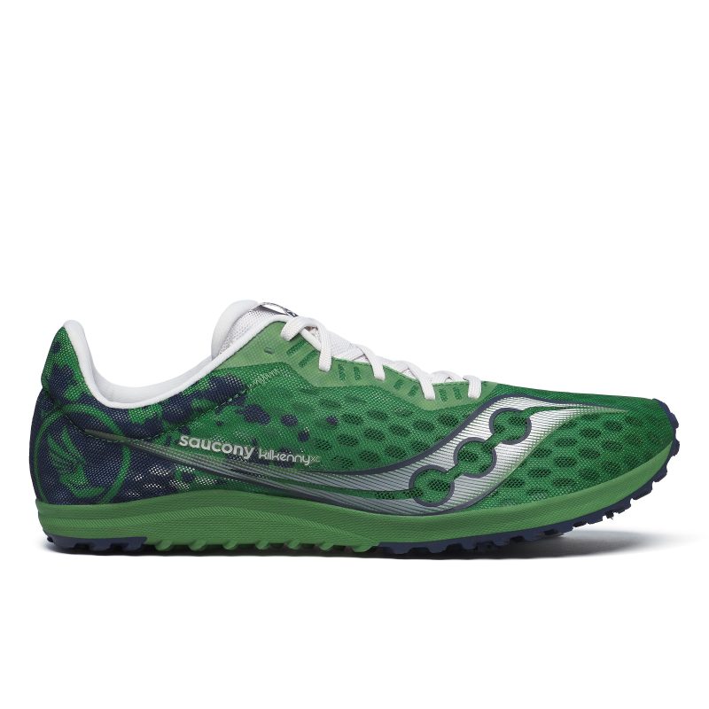 SAUCONY MEN'S KILKENNY XC 9 - 232 JUNIPER/WHITE 7.0