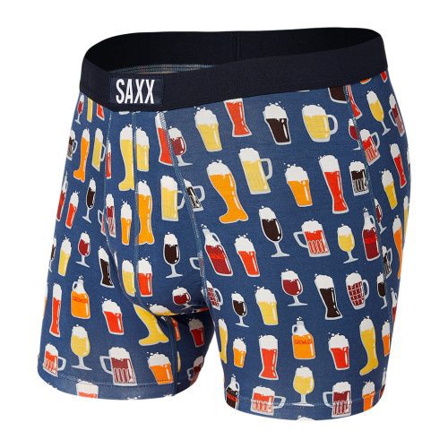 SAXX MEN'S VIBE BOXER CLEARANCE PPD DK DENIM PITCHER PERFECT