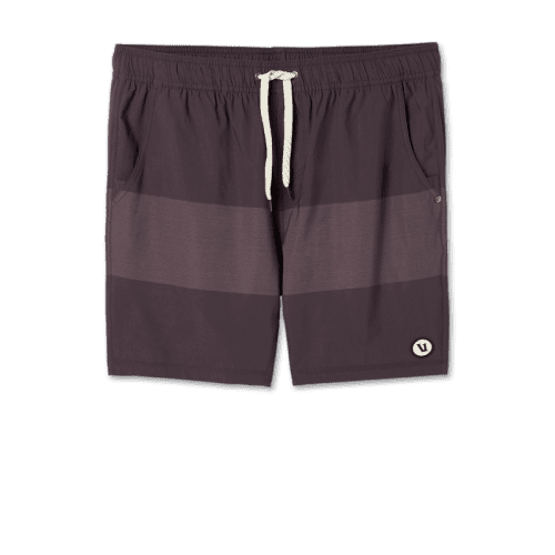 VUORI MEN'S KORE SHORT 7.5" - STX SANGRIA TEXTURE BLOCK S