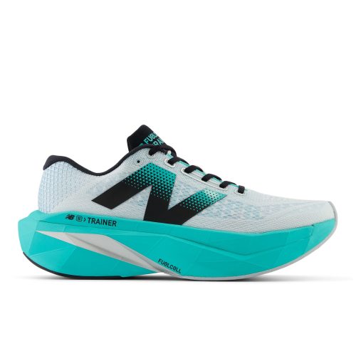 NEW BALANCE MEN'S FUELCELL SUPERCOMP TRAINER V3 - D - W4 WHITE/CYBER 7.0