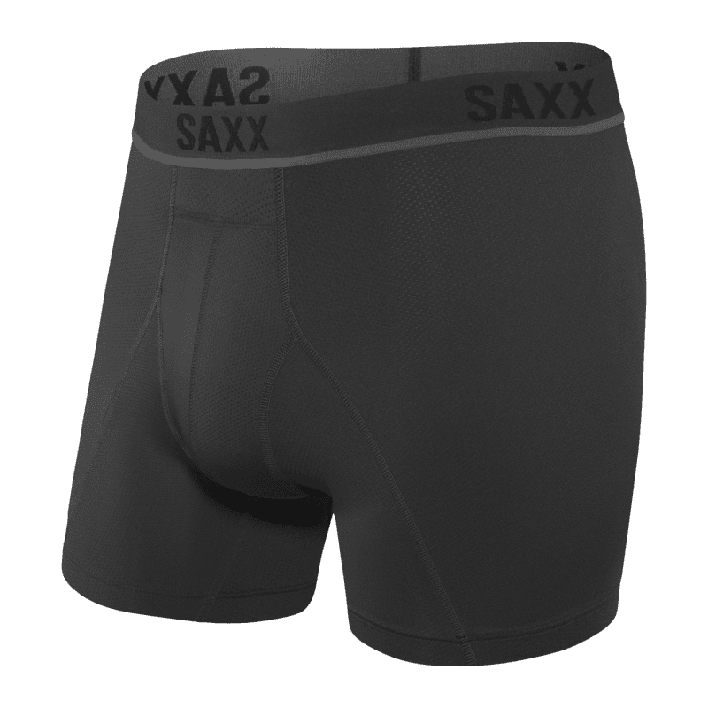 SAXX MENS KINETIC HD BOXER BRIEF BLACKOUT