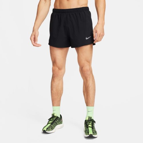 NIKE MEN'S NIKE FAST SHORT - 010 BLACK/BLACK/REFLECTIVE SILV XS