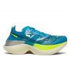 SAUCONY MEN'S ENDORPHIN ELITE - D - 221 VIZIBLUE/CITRON 7.0