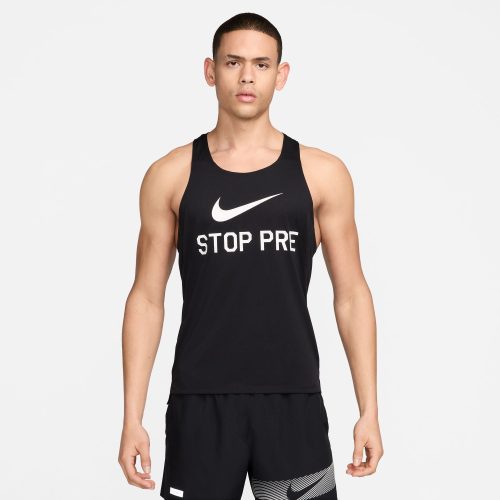 NIKE MEN'S RUN ENERGY FAST SINGLET - BLACK S