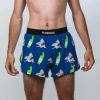 Chickn Legs MEN'S 4" SPLIT SHORTS BLUE SHARKS